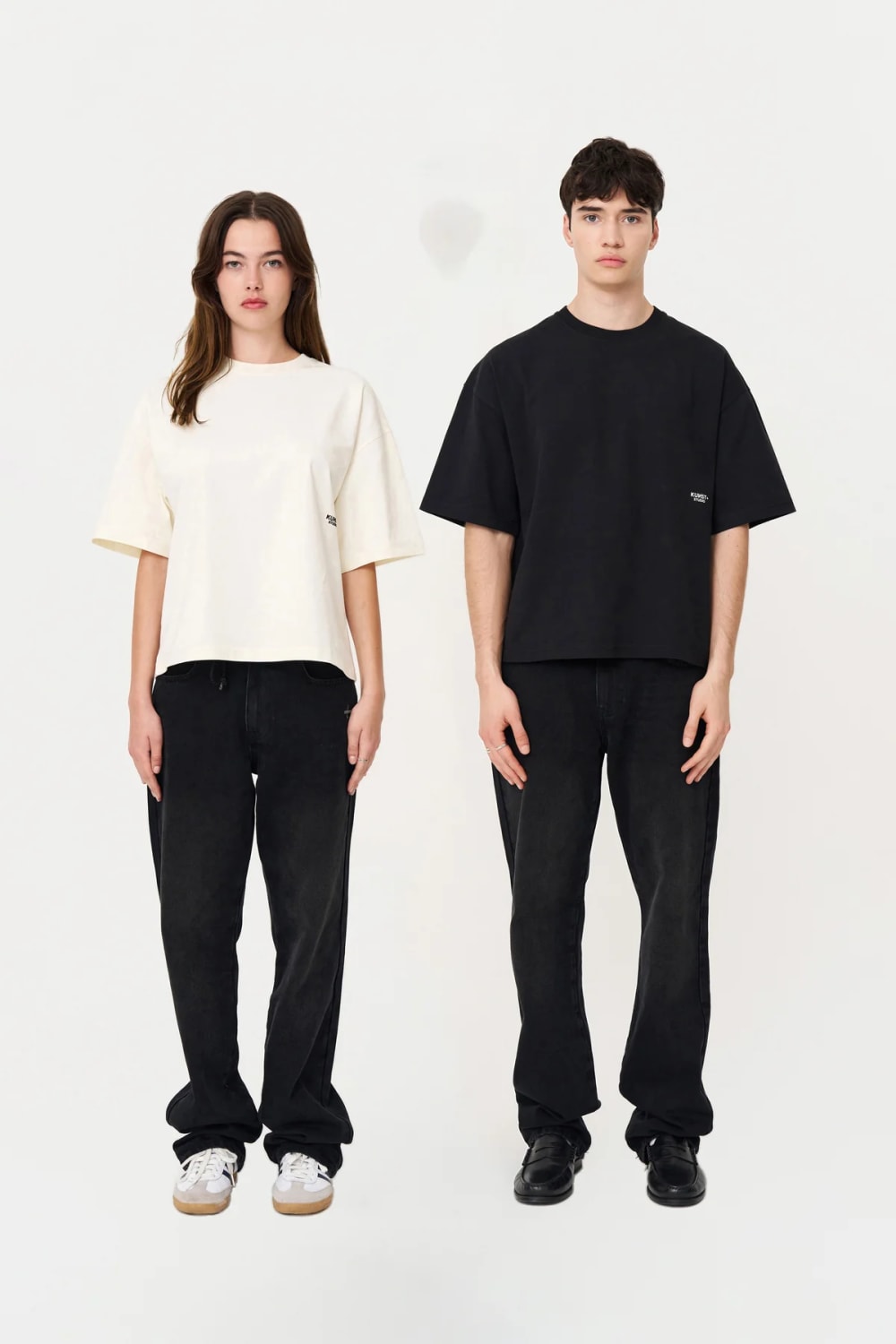 Siyah Straight Fit Jean - 1