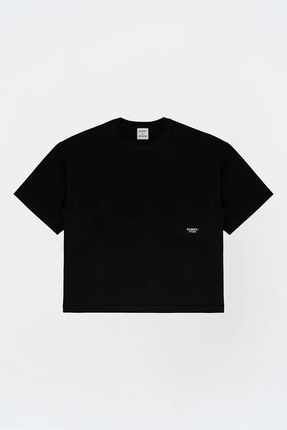 Kısa Kollu Baskılı Box Fit Siyah T-Shirt - 2
