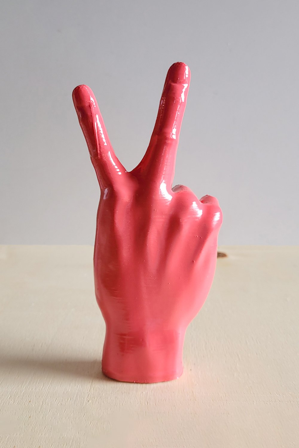Barış El İşareti | Pembe - 6
