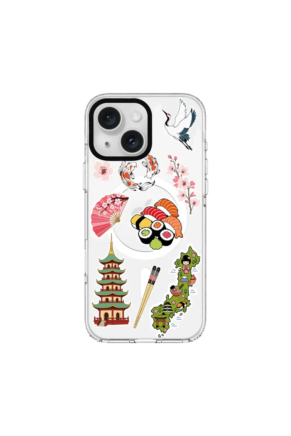 Koi Bento-Clear Kılıf Magsafe Özellikli - Iphone 15 - 0