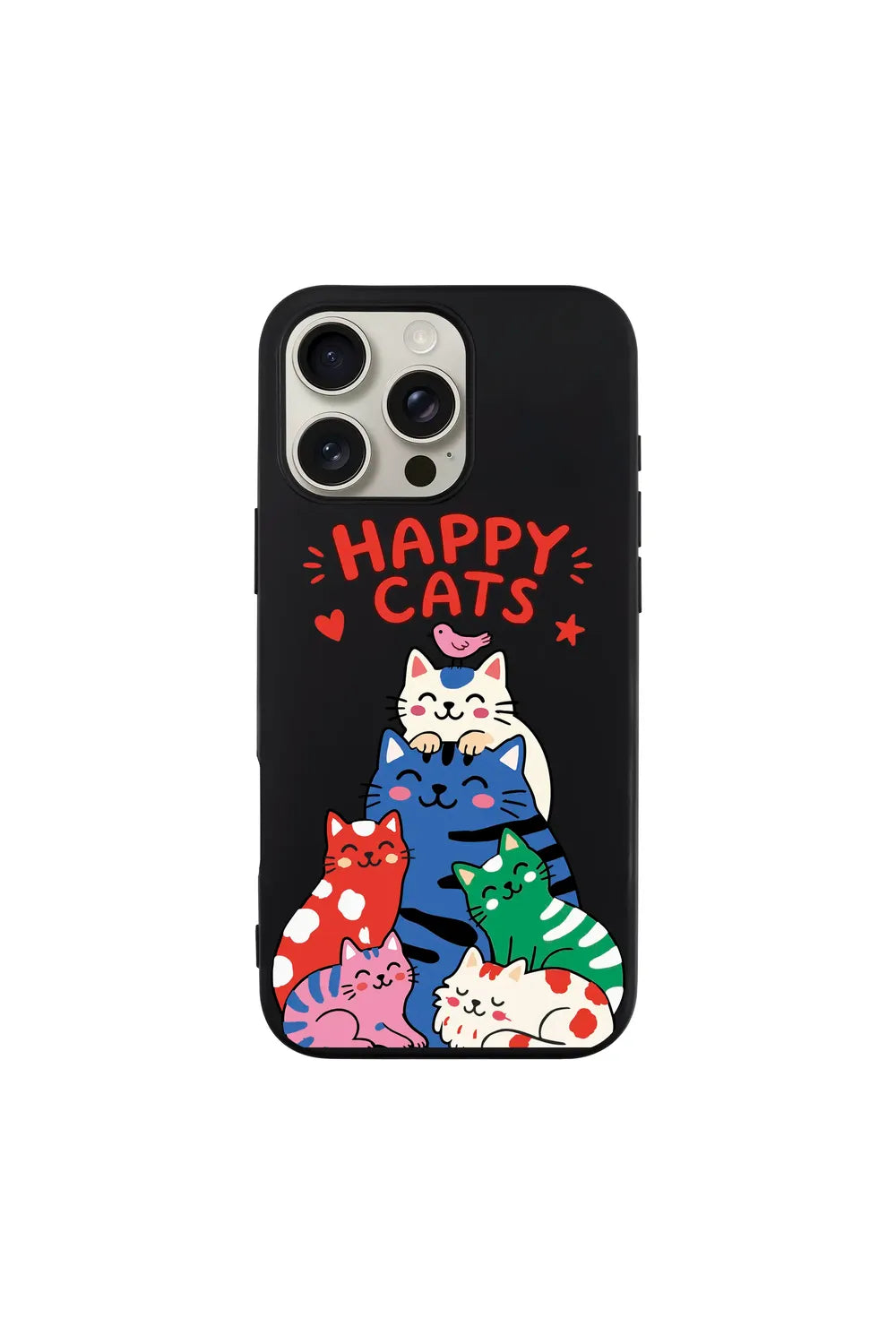 Happy Cats Ultra Silikon Kılıf, Iphone 15 Plus - 3