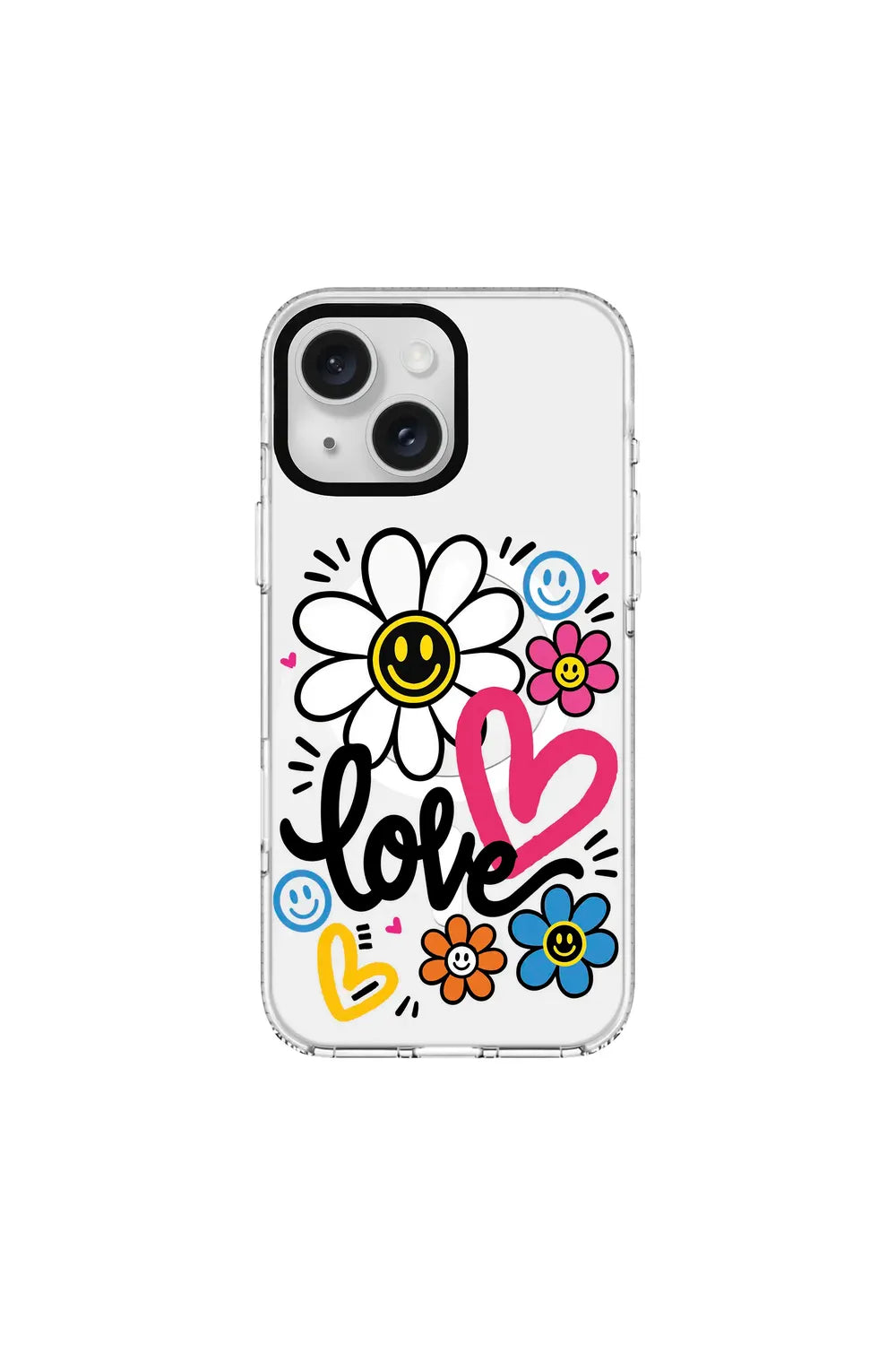 Love Bloom Clear Magsafe Kılıf, Iphone 15 - 0