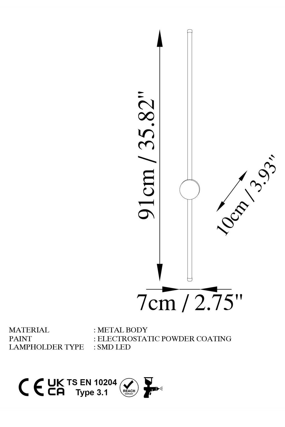 Marigolda 13485 Led Aplik Duvar Aydınlatma - 8