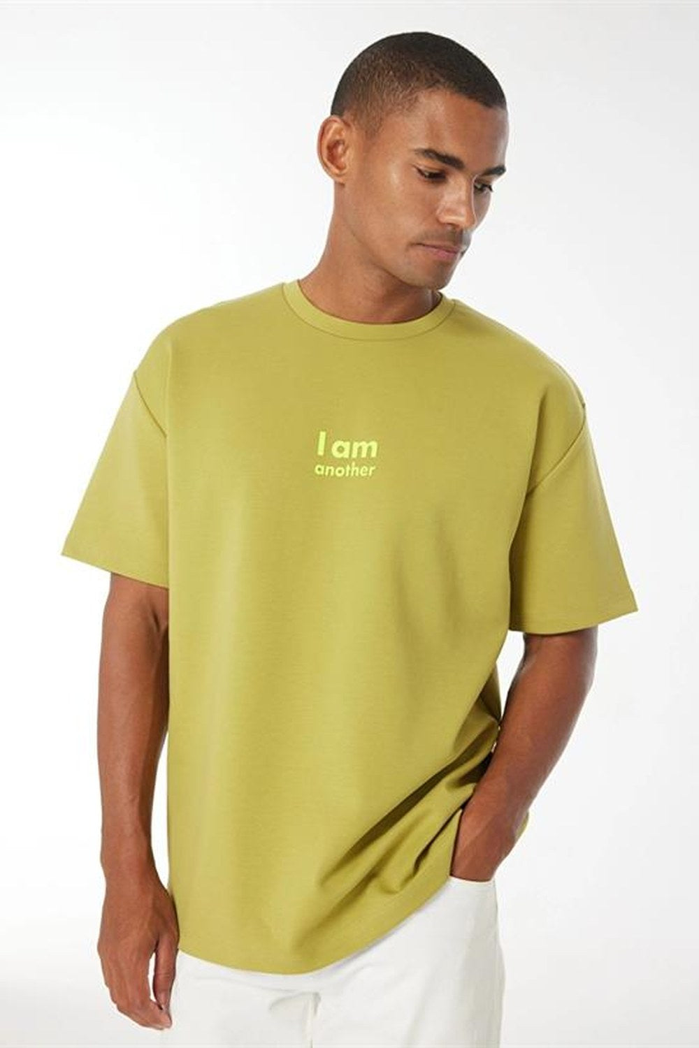 I Am Another Baskılı Basic Erkek T-Shirt - 1