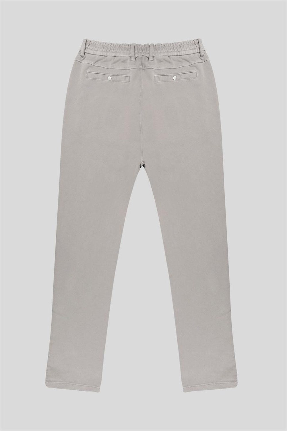 Beli Lastikli Dik Cep Arka Cep Çıtçıt Detaylı Erkek Pantolon - 7