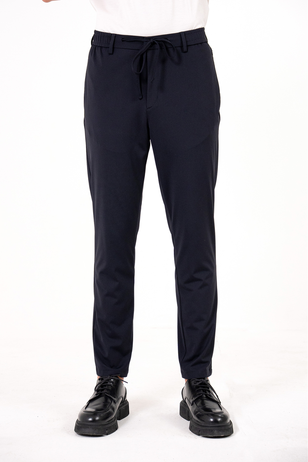 Beli Lastiklli Arkası Tek Fleto Jogger Erkek Pantolon - 1