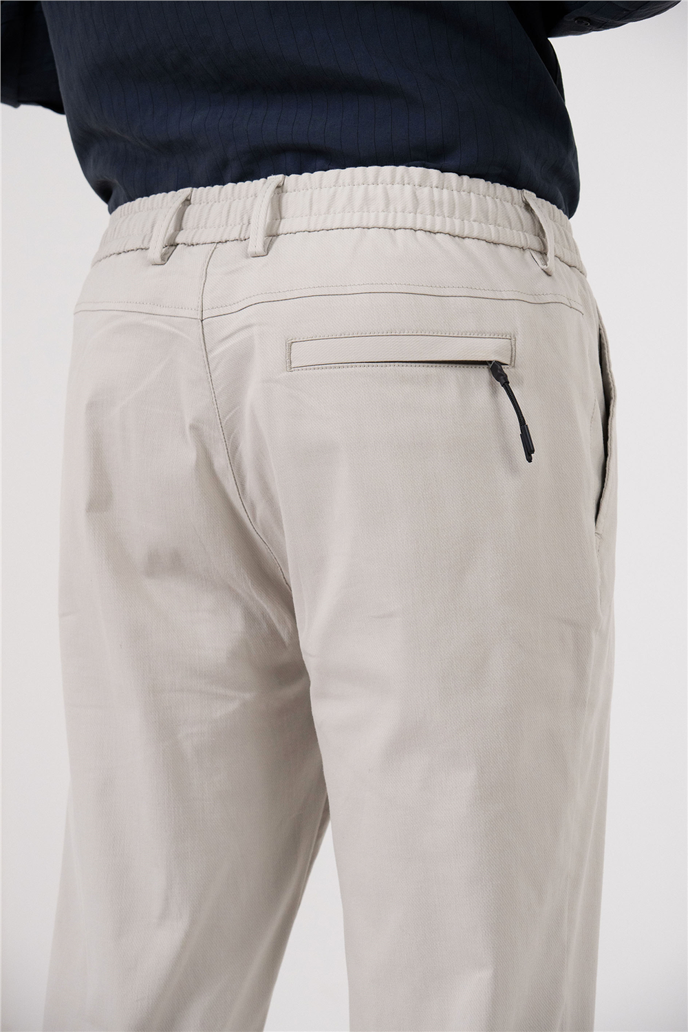 Beli Lastikli Arka Cebi Gizli Fermuarlı Jogger Erkek Pantolon - 3