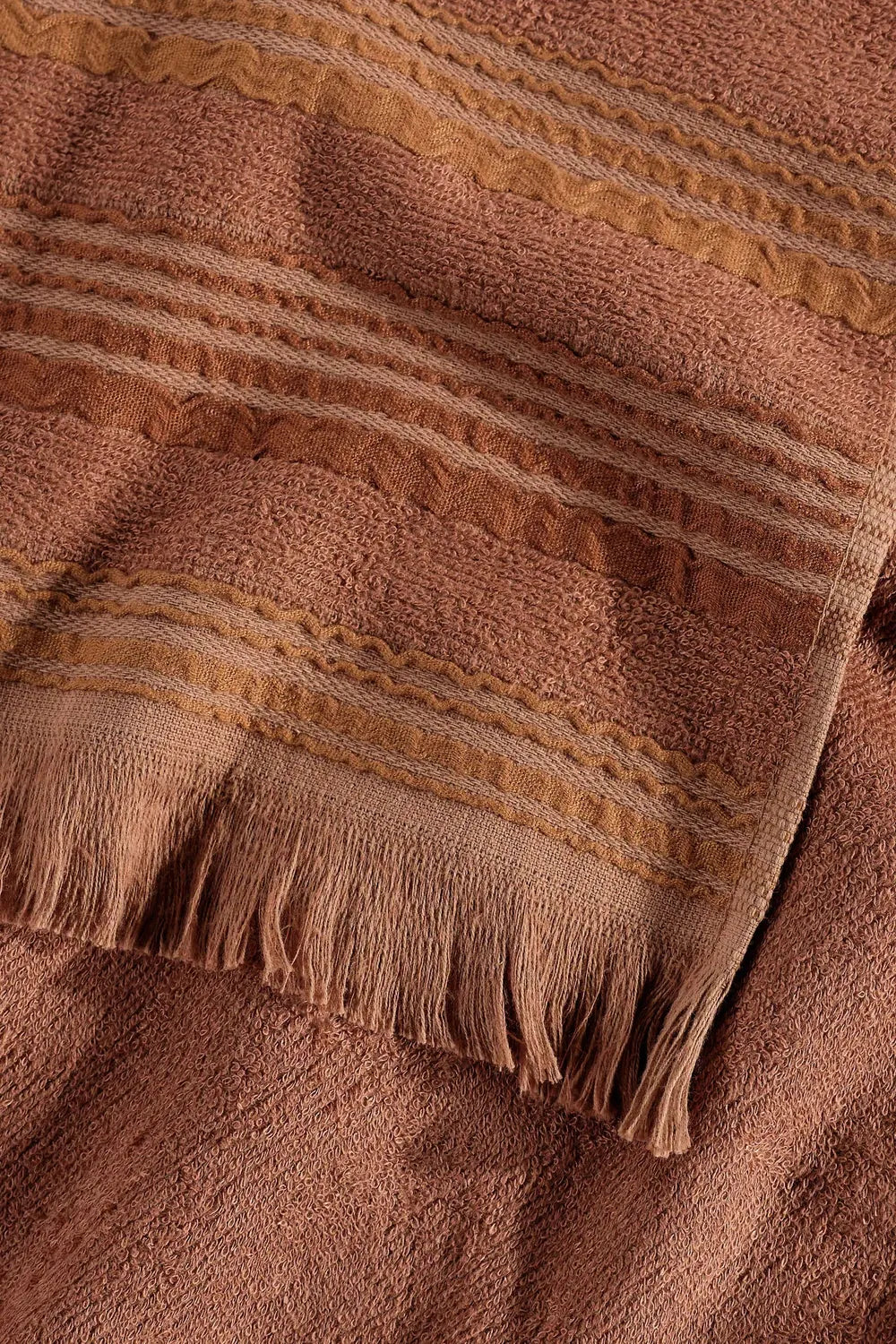 New Derin Bambu Banyo Havlusu 80x150 Cm Cinnamon Ash - 0