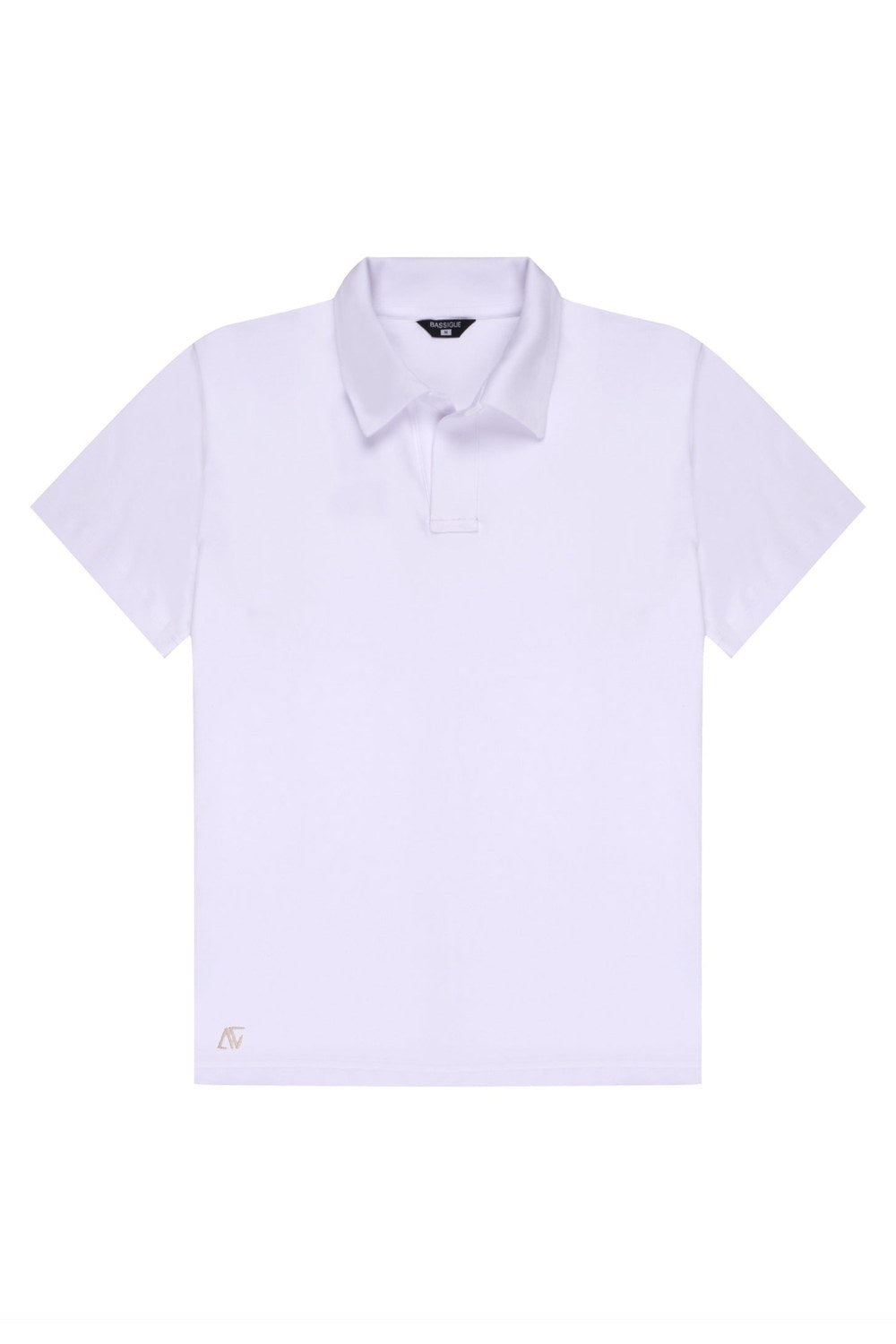 Kısa Kollu Polo T-Shirt, Beyaz - 3