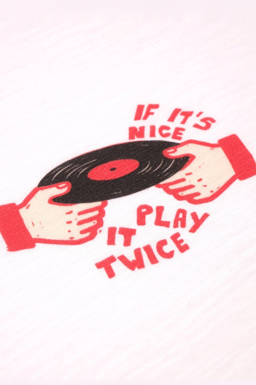 Record T-Shirt, Beyaz - 2