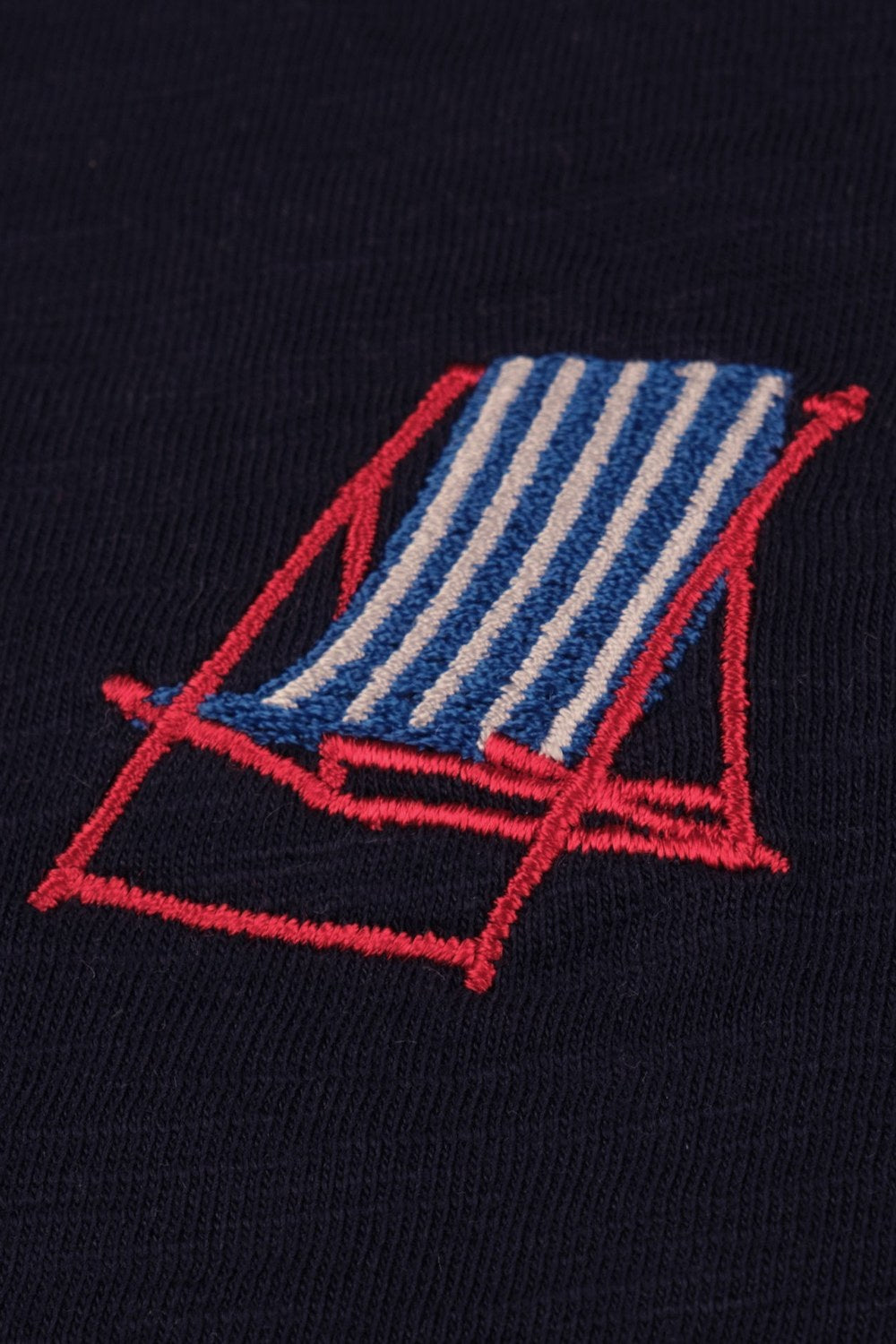Camping Chair T-Shirt, Lacivert - 2