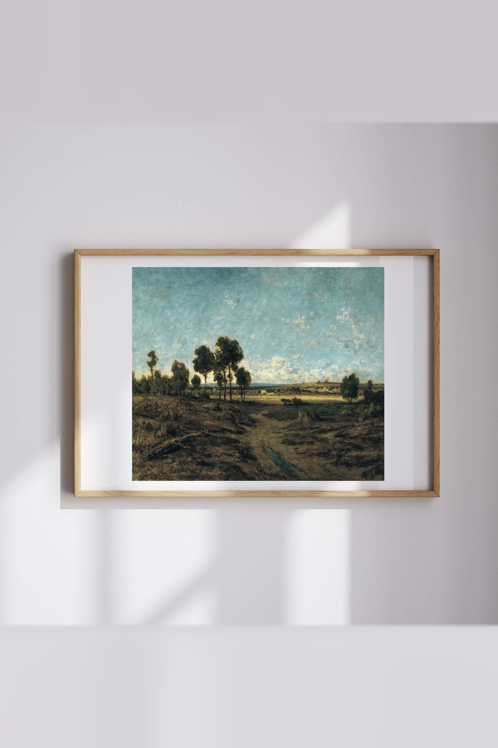 Théodore Rousseau - Montmartre Ovası Manzarası - 2