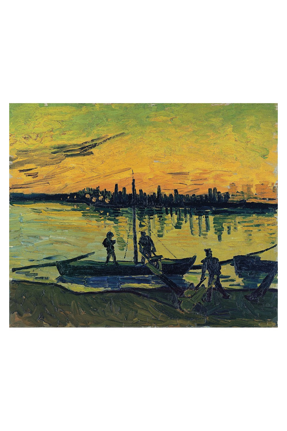 Vincent Van Gogh - Arles'daki Liman İşçileri - 4