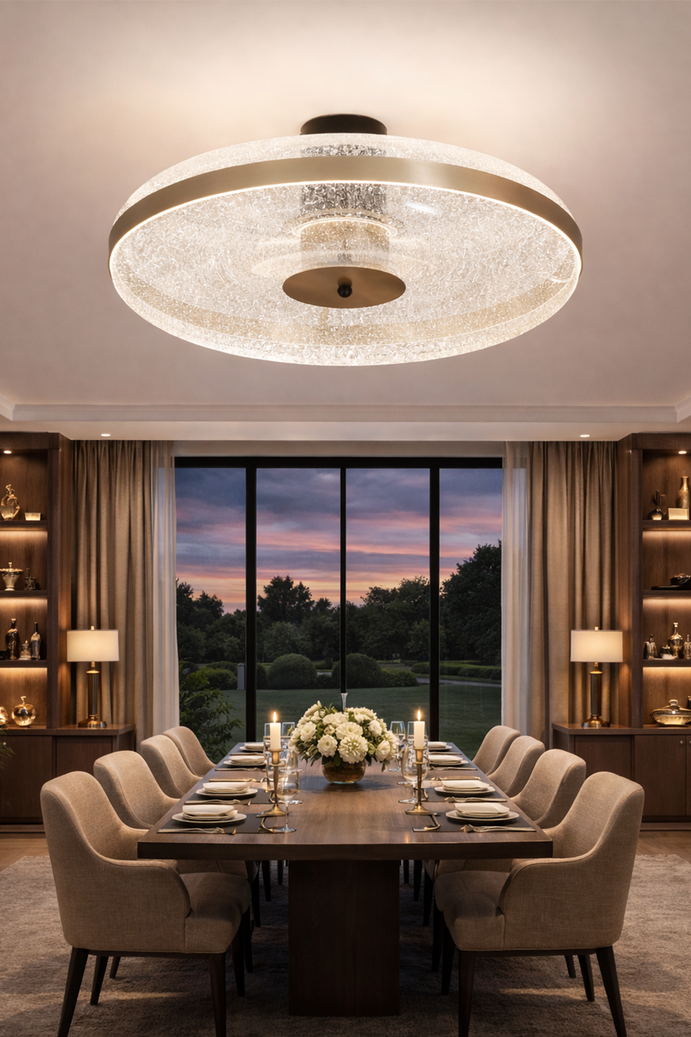 Plafonyer 1l Gold Ø60 Cm Led 96w - 0