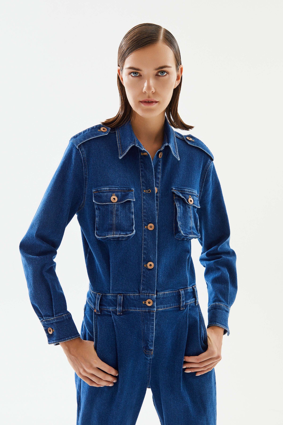 2be4A-Kadın Cepli Denim Tulum-5-roqelvaxirum.shop