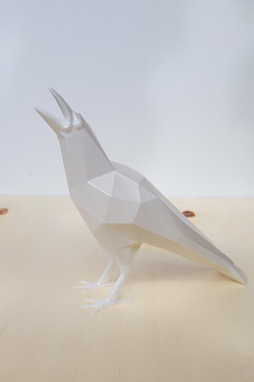 42A35 Home & Living-Lowpoly Karga Figürü | Beyaz-Biblo-1-roqelvaxirum.shop
