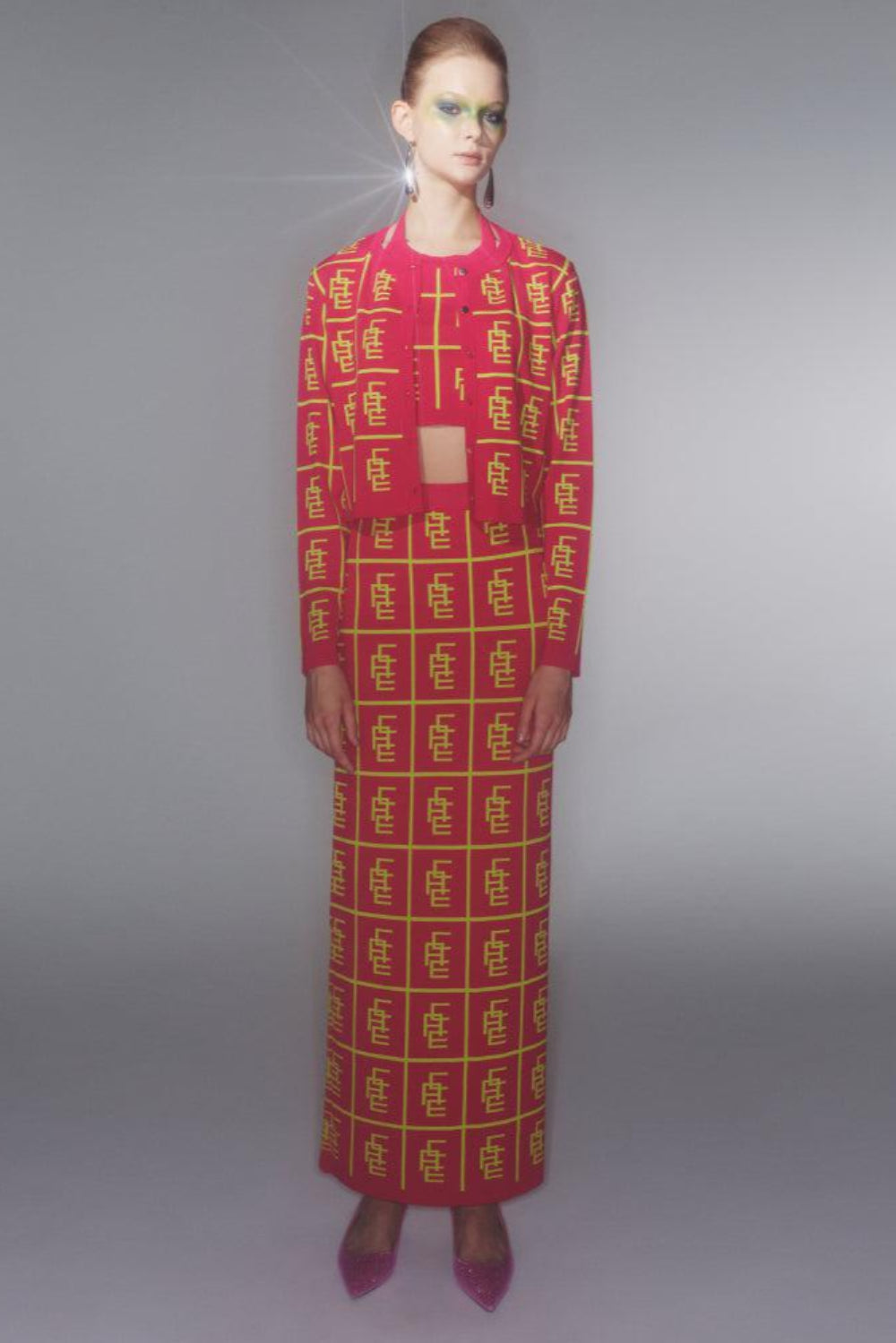 Ace Nayman-Gia Multicolor Knitted Skirt-Etek-1-roqelvaxirum.shop