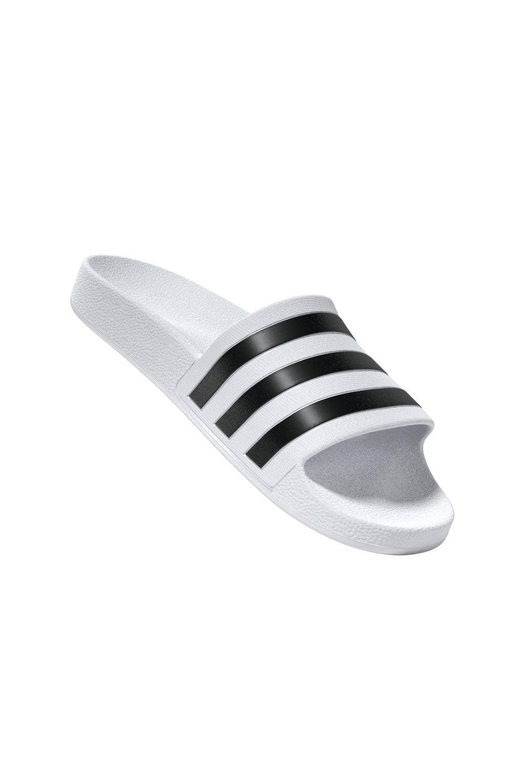 Adidas-Adilette Aqua White/BlackWhite-Sandalet & Terlik-13-roqelvaxirum.shop