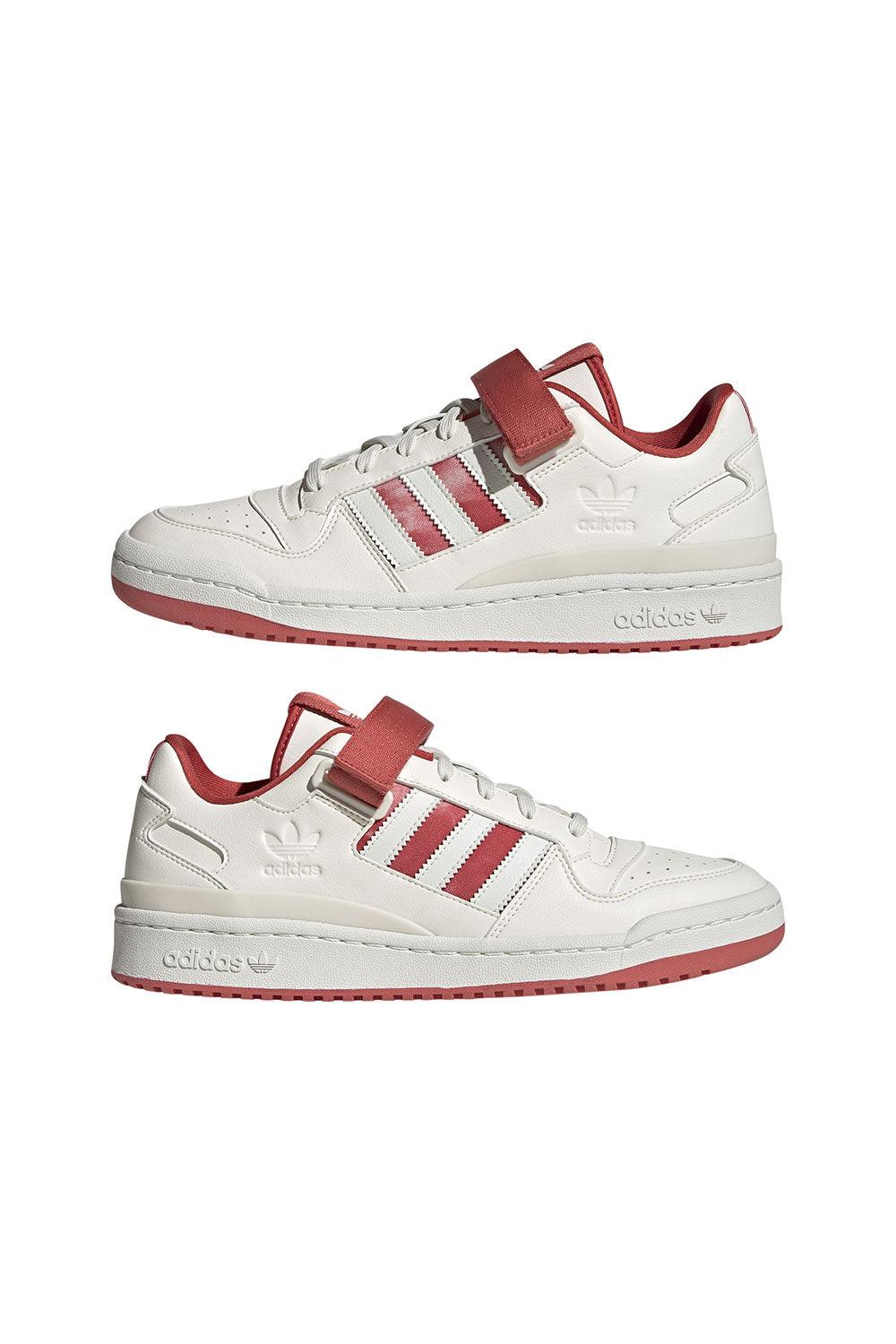 Adidas-Forum Low Chalk White/Crew Red-Sneakers-9-roqelvaxirum.shop