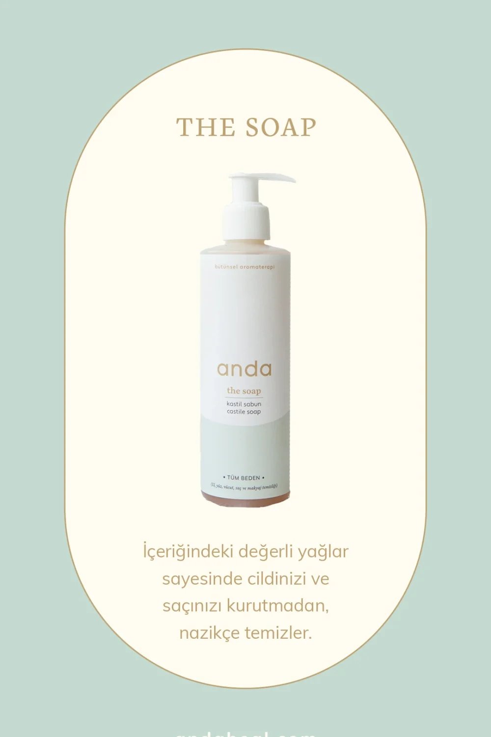 Anda Heal-The Soap - Cilt Temizleyici Kastil Sabun-Sabun-3-roqelvaxirum.shop
