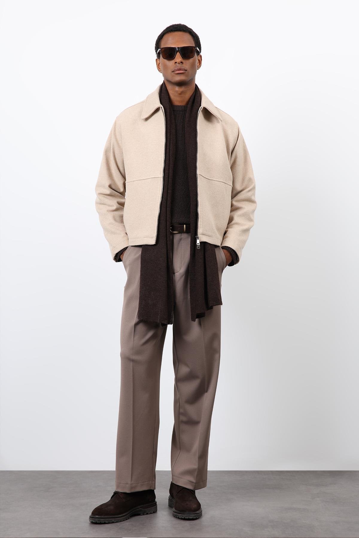 Antioch-Bej Regular Fit Dokulu Erkek Mont-Mont-1-roqelvaxirum.shop