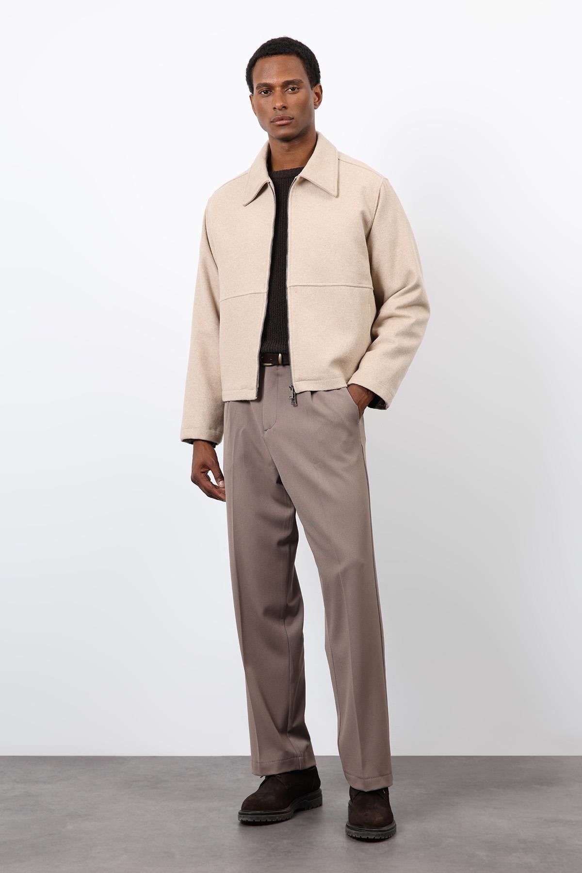Antioch-Bej Regular Fit Dokulu Erkek Mont-Mont-2-roqelvaxirum.shop