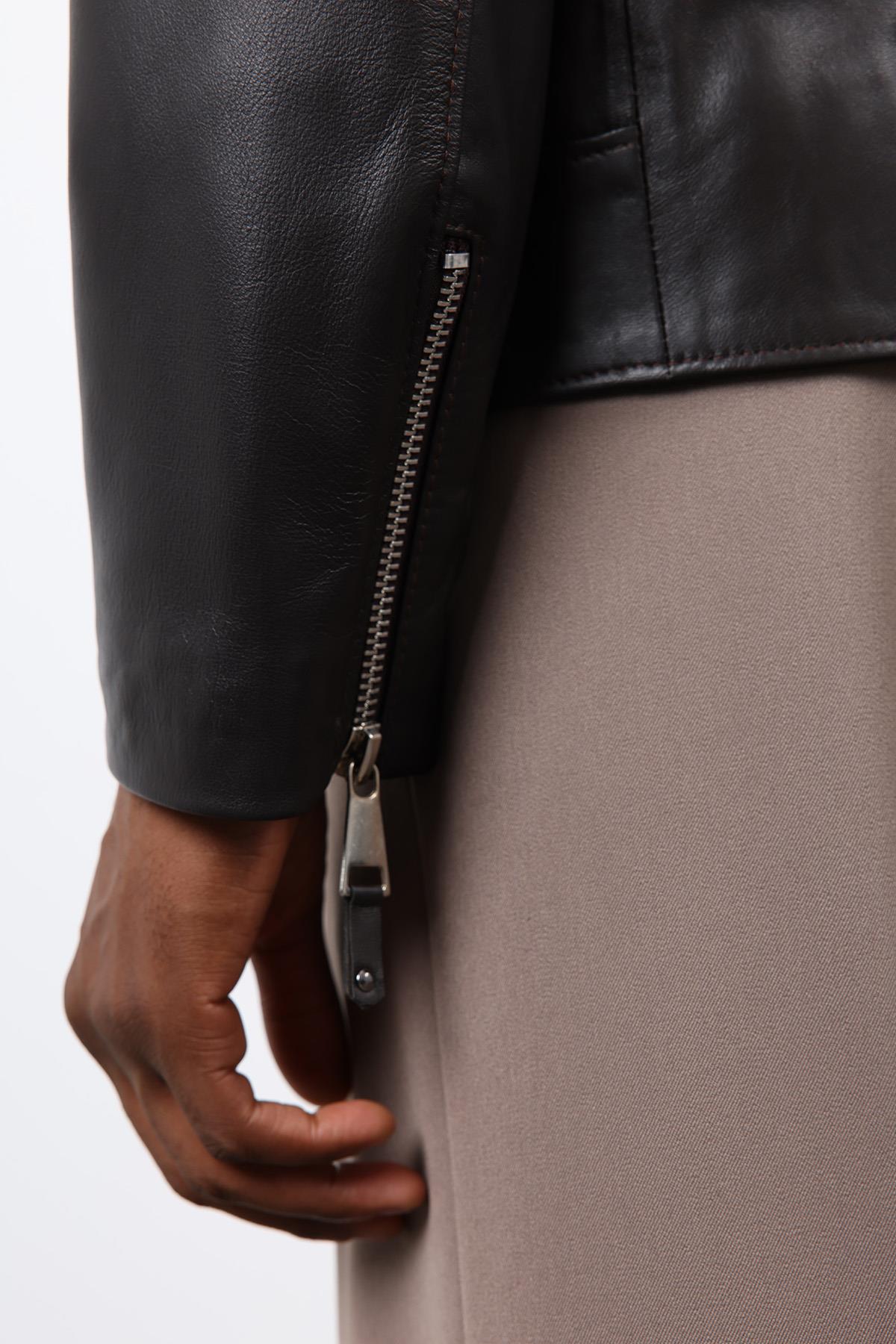 Antioch-Koyu Kahve 100% Deri Biker Ceket-Ceket-8-roqelvaxirum.shop