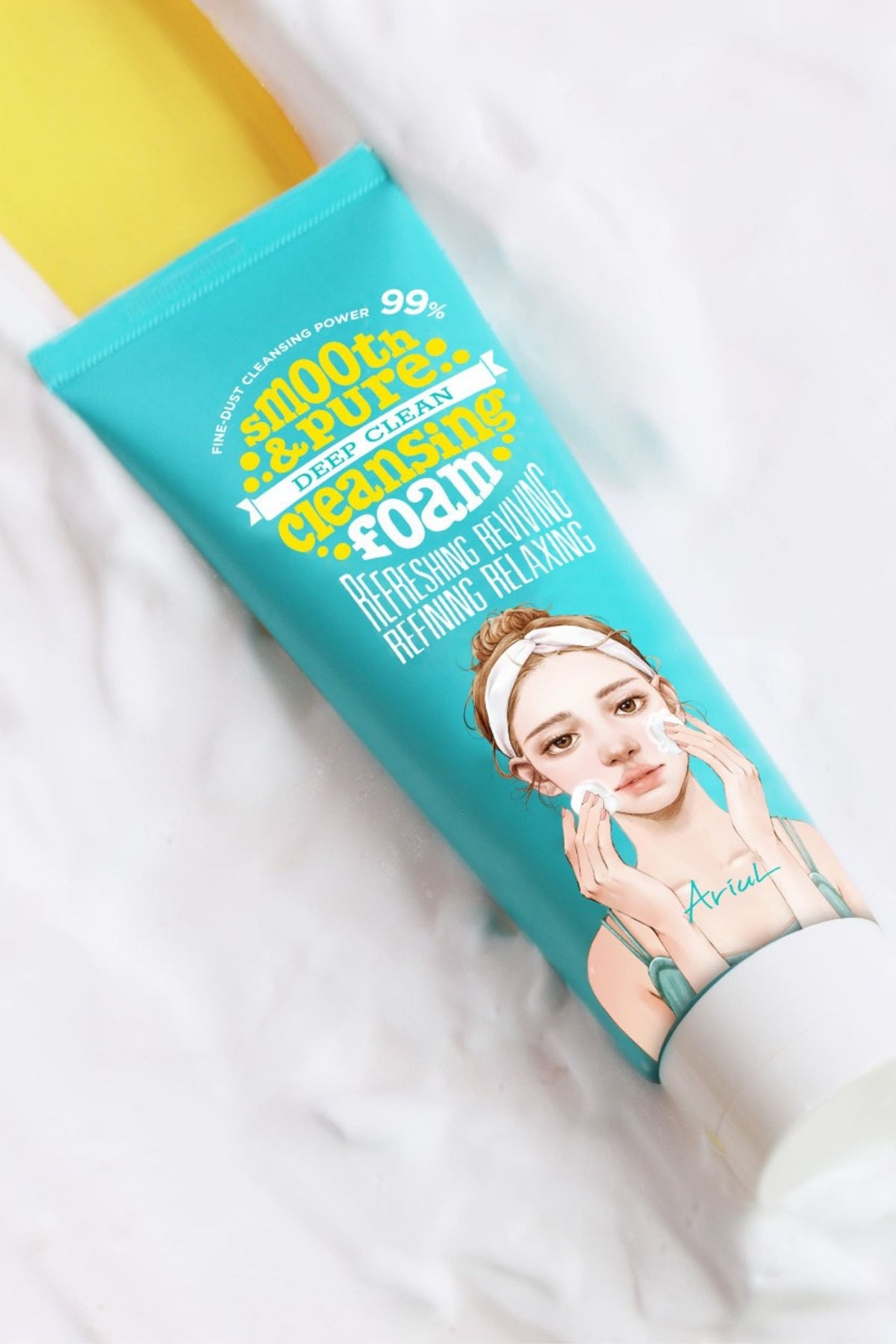 Ariul Smooth & Pure Deep Clean Cleansing Foam 80Ml - Bitki Özlü Arındırıcı Doğal Cilt Temizleme Köpüğü