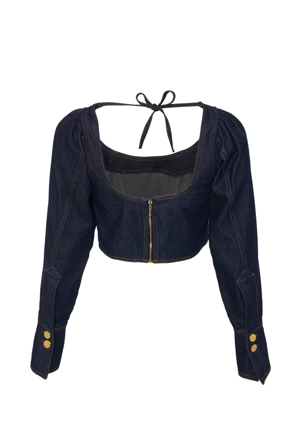 Ash. More Than Wear-Lyla Denim Bustier-Top-3-roqelvaxirum.shop