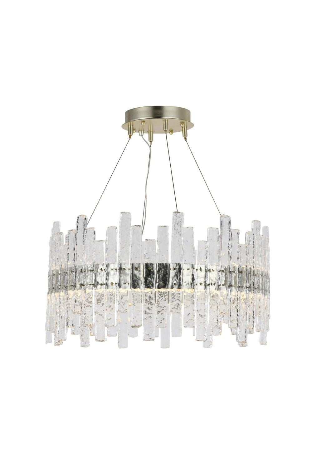 Gleam Kristal Camlı Lineer Avize - 1