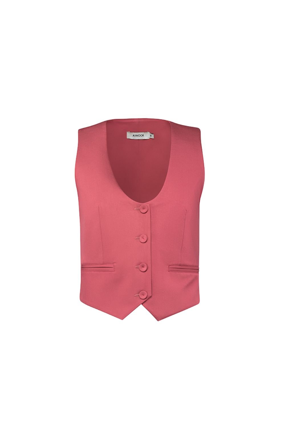 Aynoor-Lenora Rose Vest-Yelek-1-roqelvaxirum.shop