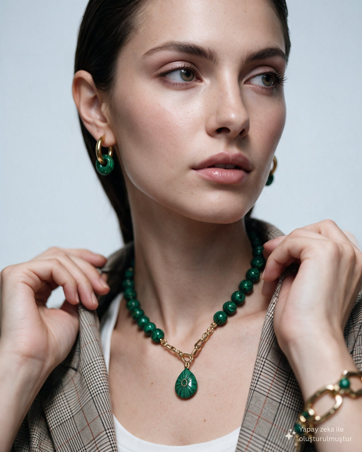 Soraya Malachite Necklace