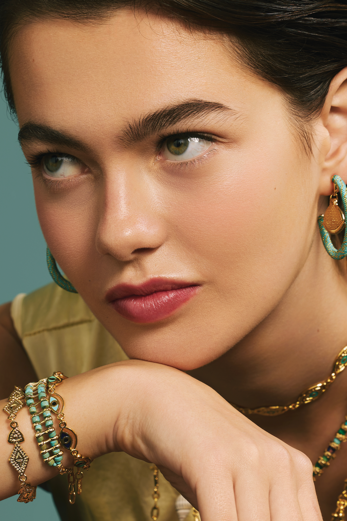 Berrin Özkan-Cleopatra Evil Eye Bracelet-Bileklik-3-roqelvaxirum.shop