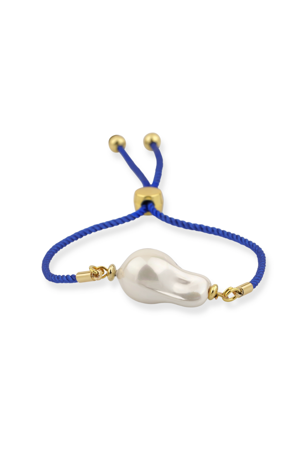 Berrin Özkan-Harmony Strand Baroque Pearl Cobalt Blue Bracelet-Bileklik-1-roqelvaxirum.shop