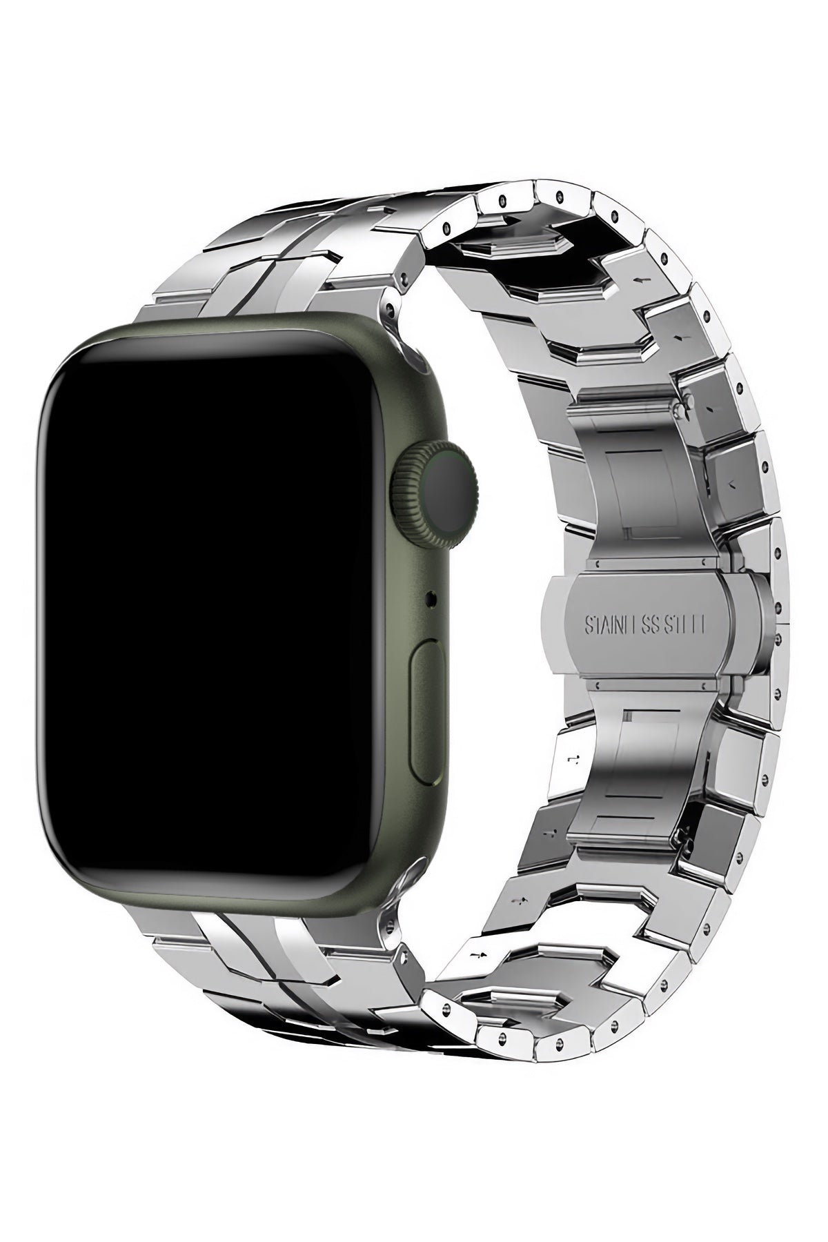 Apple Watch Uyumlu Celik Riot Loop Kordon Timberwolf