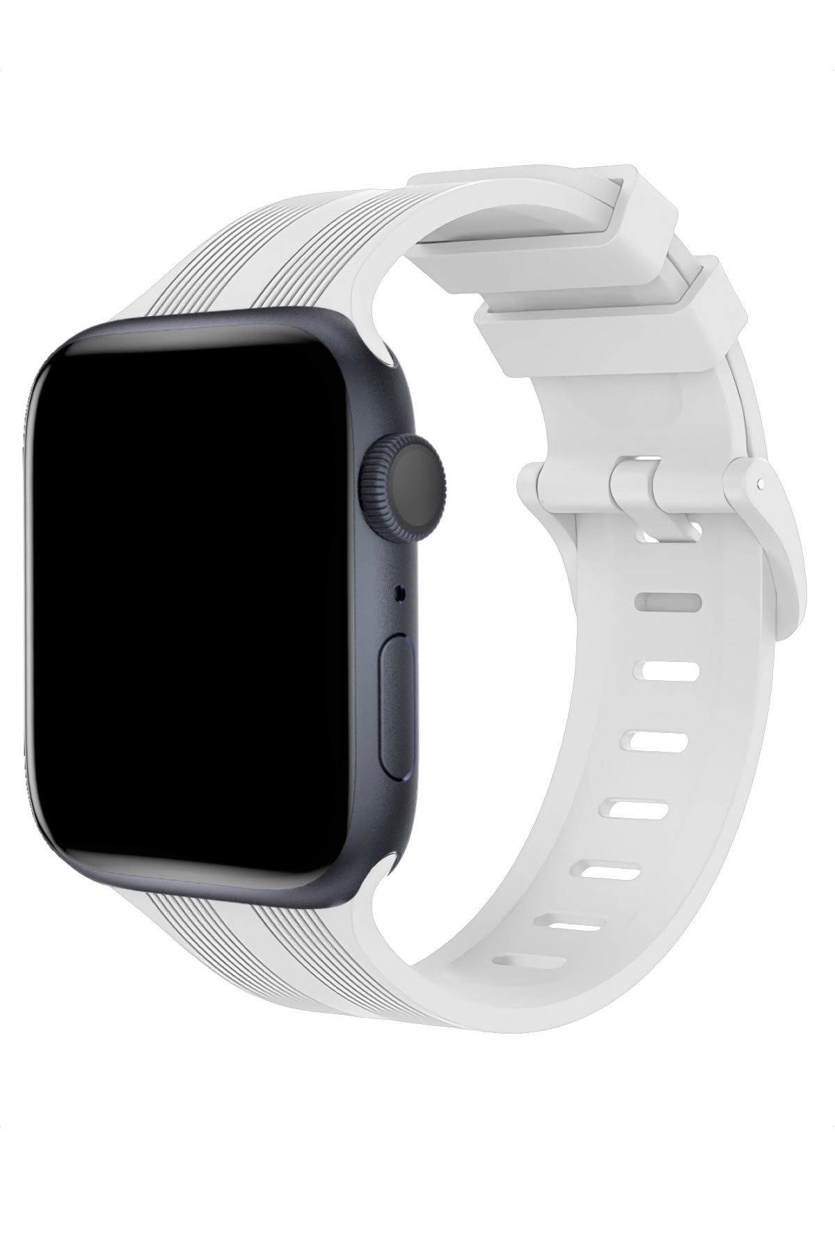Apple Watch Uyumlu Silikon Line Loop Kordon Snow