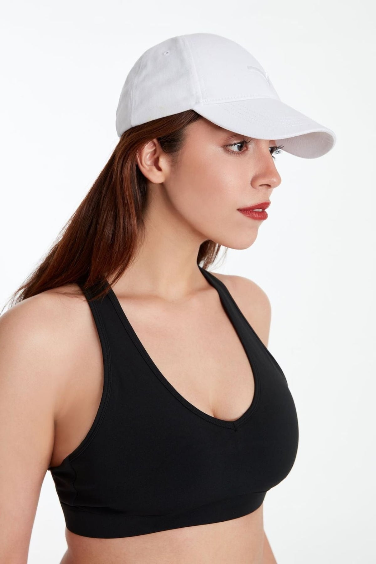 Birdiejay-Solid Cap Spor Şapkası Beyaz-Şapka-3-roqelvaxirum.shop