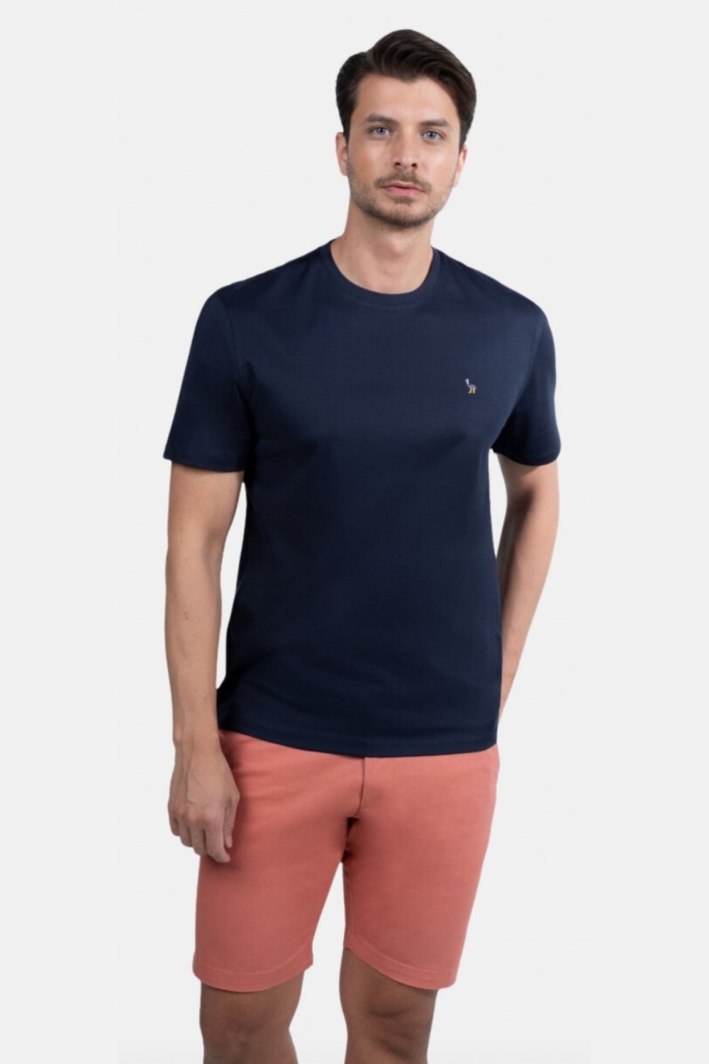 Blinky London-Merserize Interlok Lacivert T-shirt-T-Shirts-1-roqelvaxirum.shop