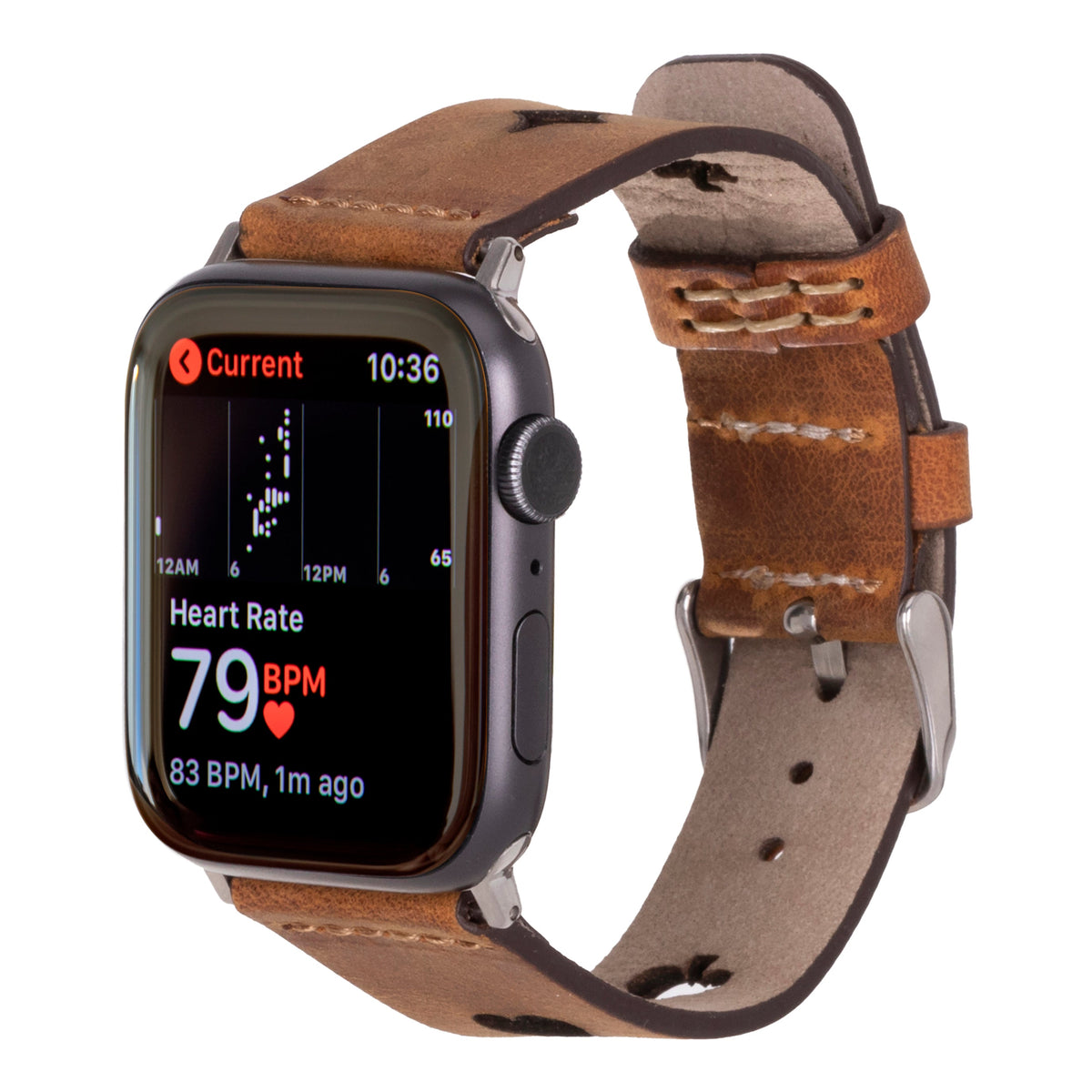 Valais Siena Tan Leather Apple Watch Kordon-44/45/46/49Mm