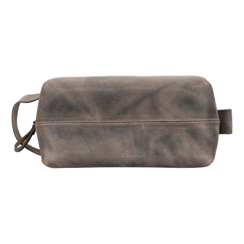 Voyage Cocoa Brown Hakiki Deri Dopp Kit – X Large