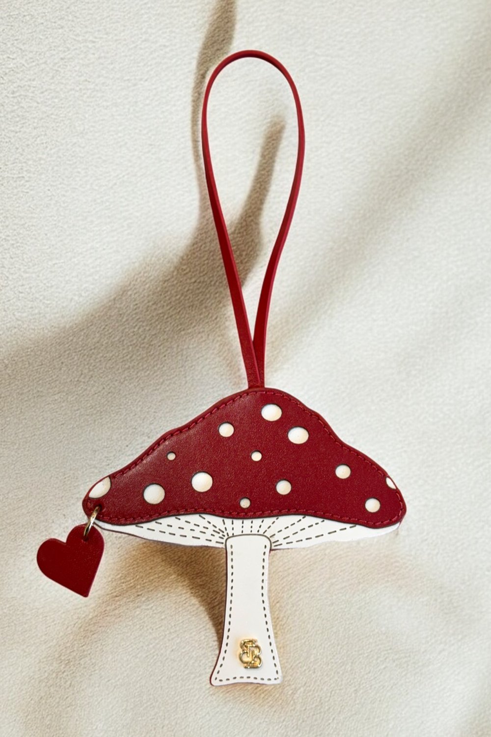 Bloomsbury-Mushroom Bag Charm - Deri Çanta Aksesuarı-Çanta Aksesuarları-1-roqelvaxirum.shop