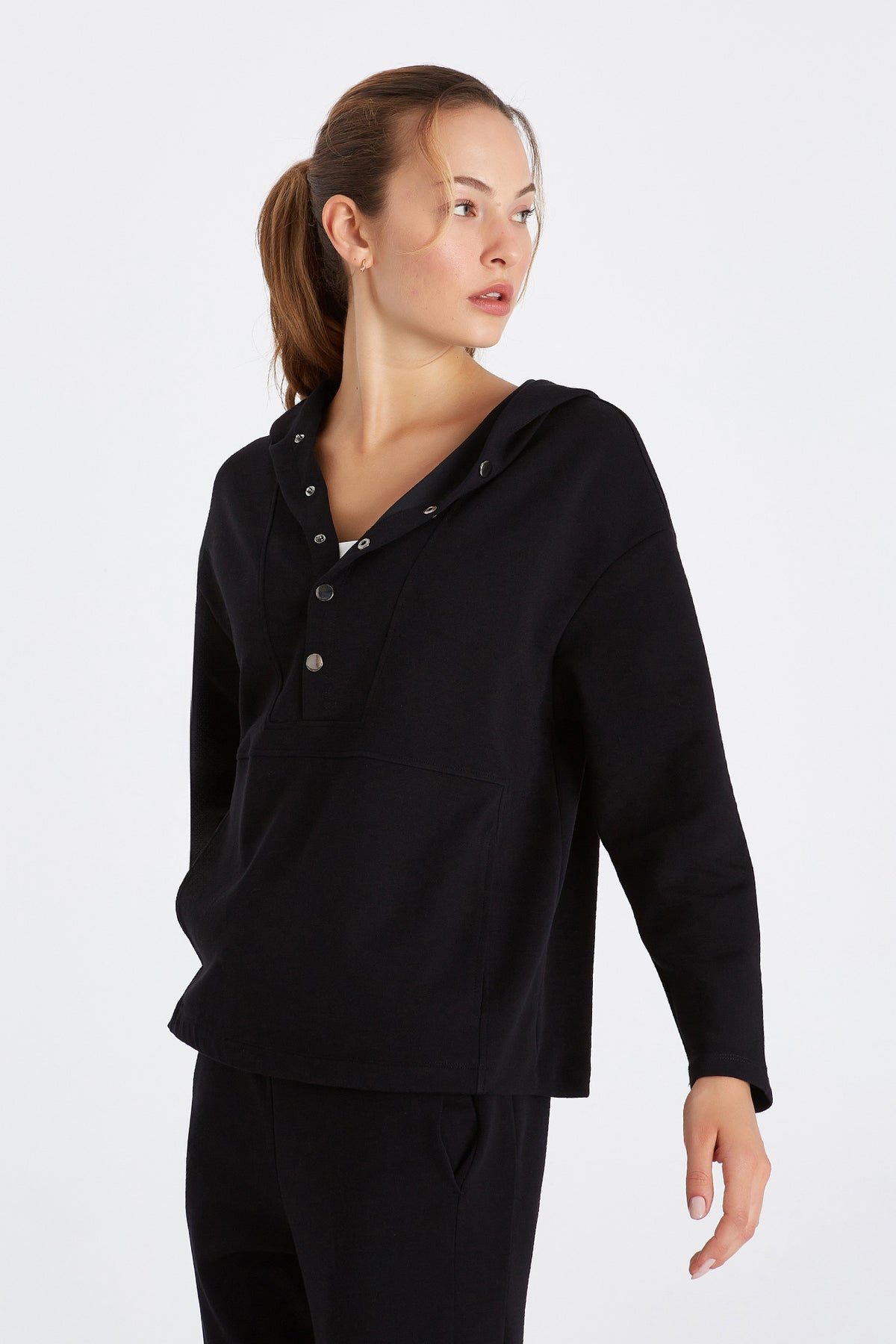 Boboist-Boboist Anna Sweatshirt Anna Kapüşonlu Sweatshirt-Sweatshirt-2-roqelvaxirum.shop