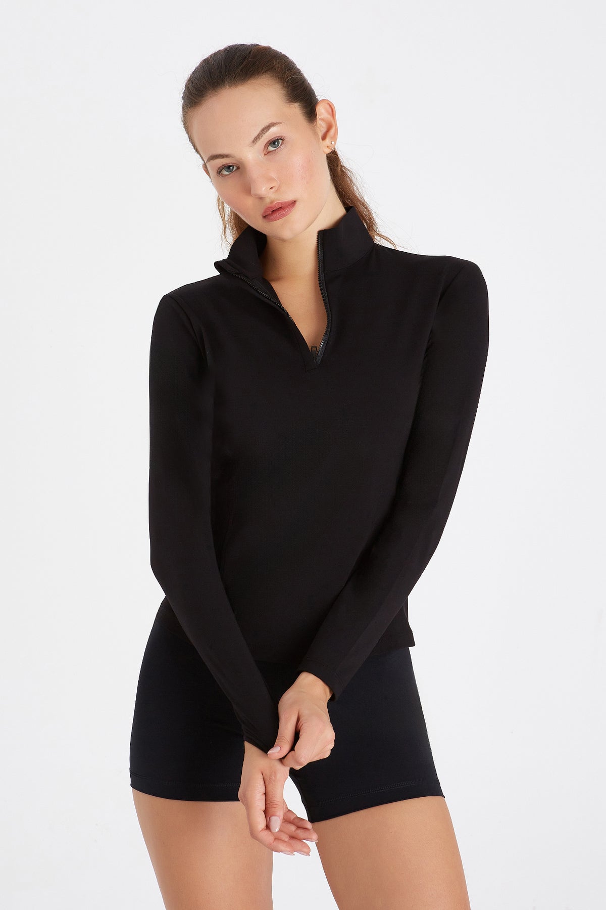 Boboist-Boboist Cecilly Dik Y.Sweatshirt Cecilly Dik Yaka Sweatshirt-Sweatshirt-3-roqelvaxirum.shop