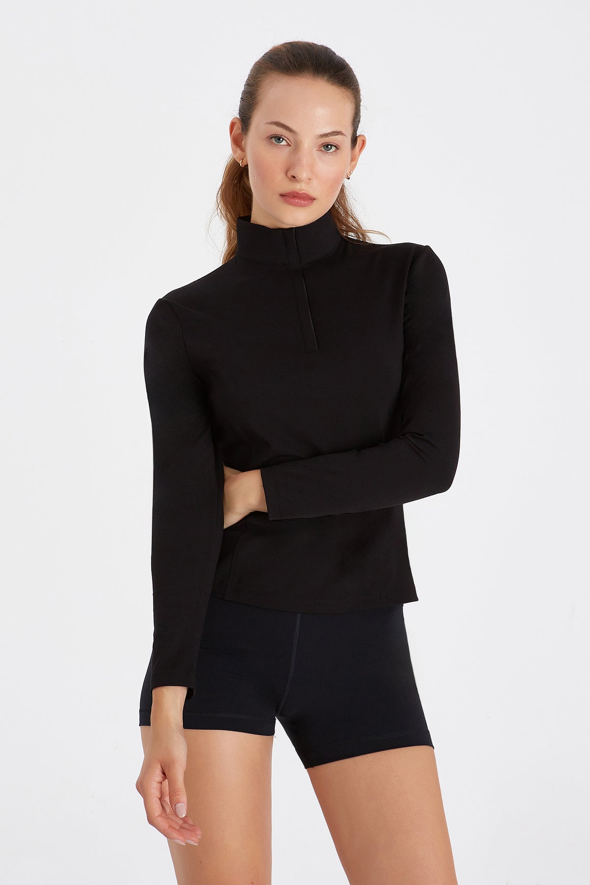 Boboist-Boboist Cecilly Dik Y.Sweatshirt Cecilly Dik Yaka Sweatshirt-Sweatshirt-5-roqelvaxirum.shop