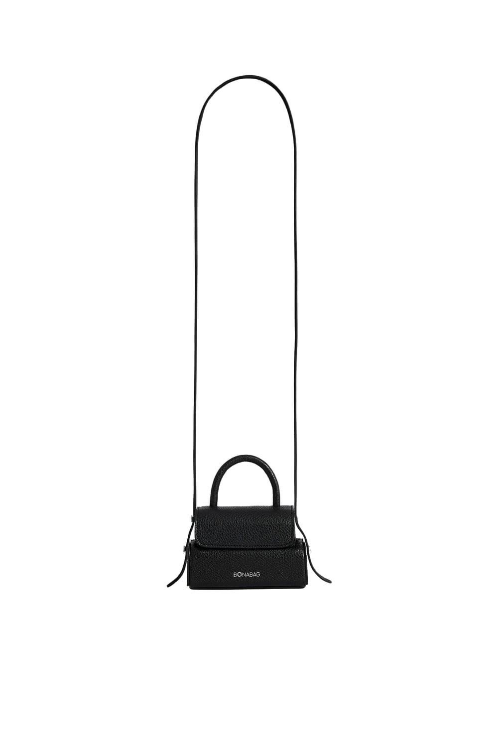 Bonabag-Mini Dualer Black-Omuz Çantası-1-roqelvaxirum.shop
