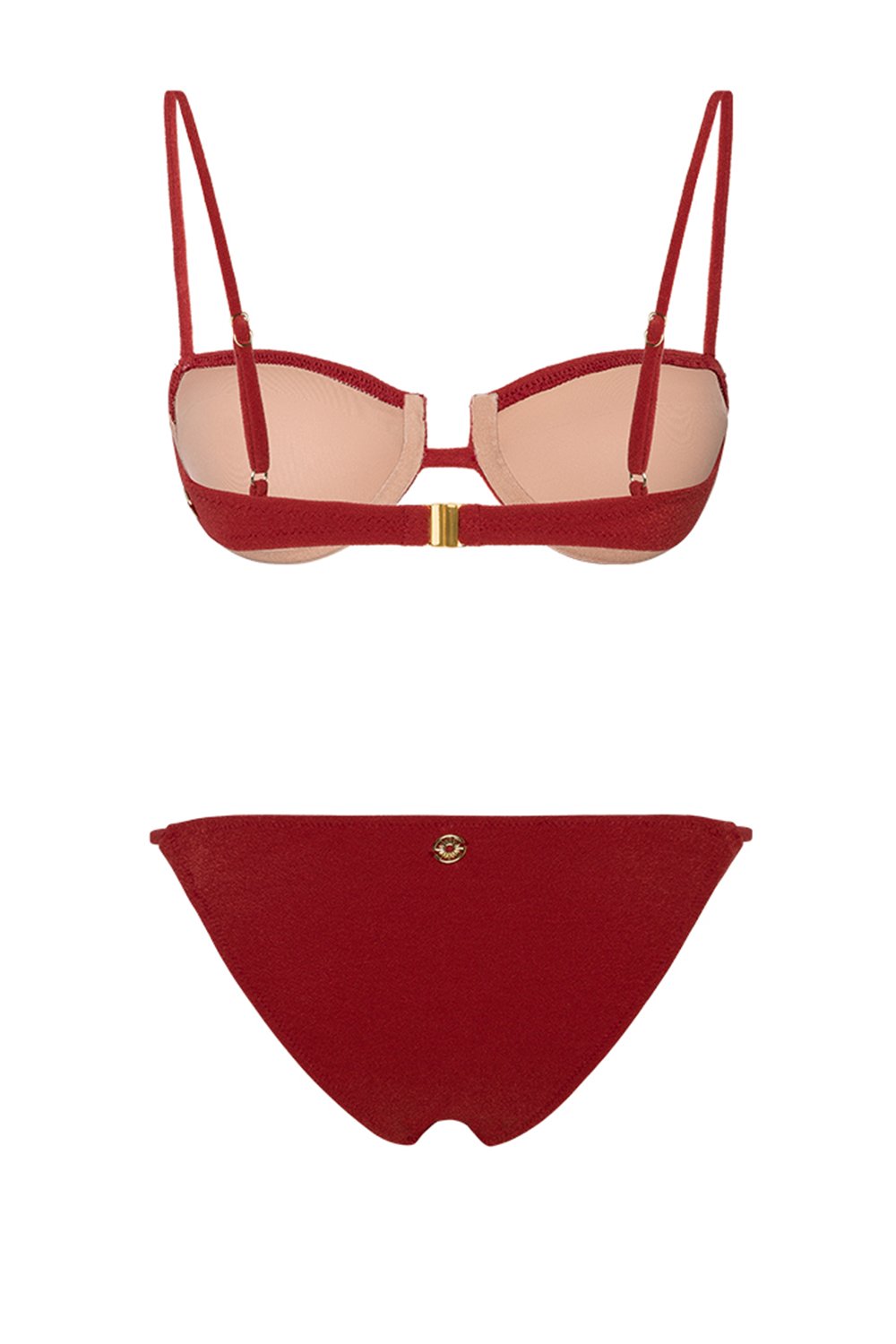 Bonesta-Acacia Burgundy Terry Kaplı Balenli Bikini Takımı-Bikini & Mayo-5-roqelvaxirum.shop