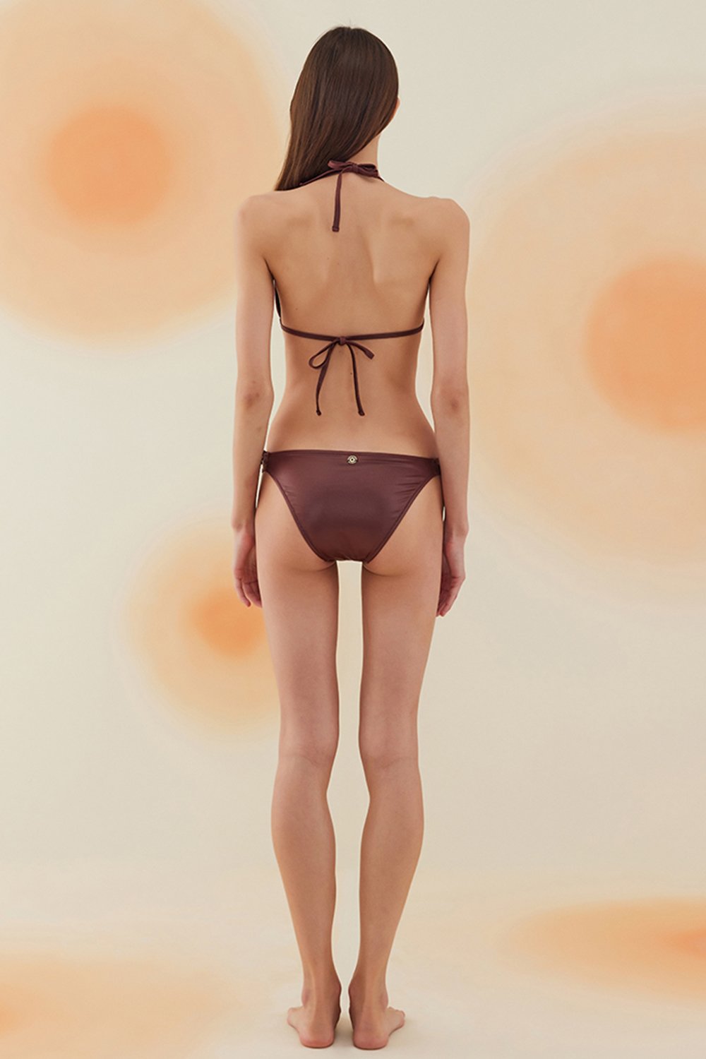 Bonesta-Aeolian Burnt Umber Kuşgözlü Üçgen Bikini Takımı-Bikini & Mayo-3-roqelvaxirum.shop