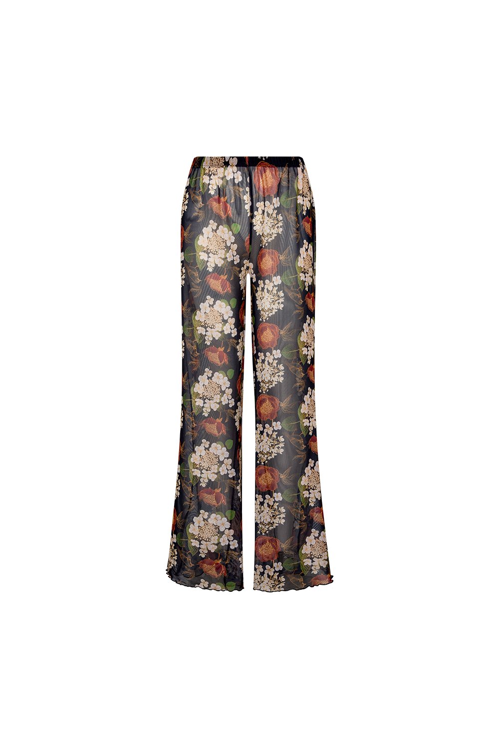Bonesta-Alvara Koyu Kahve Çiçek Desenli Pantolon Pareo-Pareo & Bandana-1-roqelvaxirum.shop