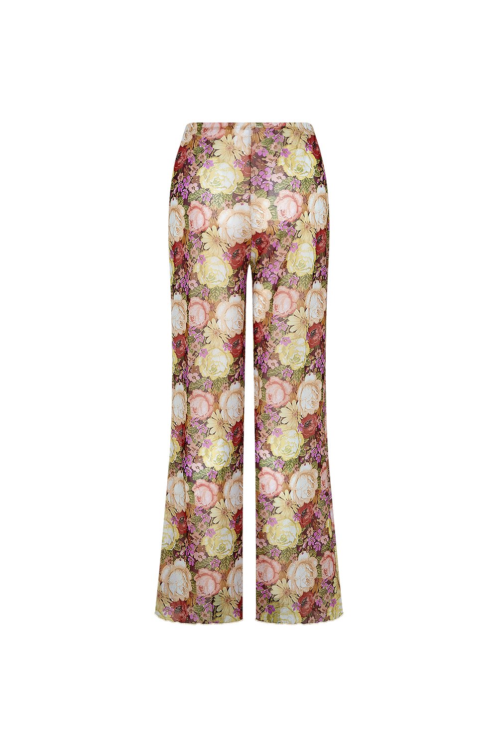 Bonesta-Alvara Renkli Pastel Çiçek Desenli Pantolon Pareo-Pareo & Bandana-2-roqelvaxirum.shop