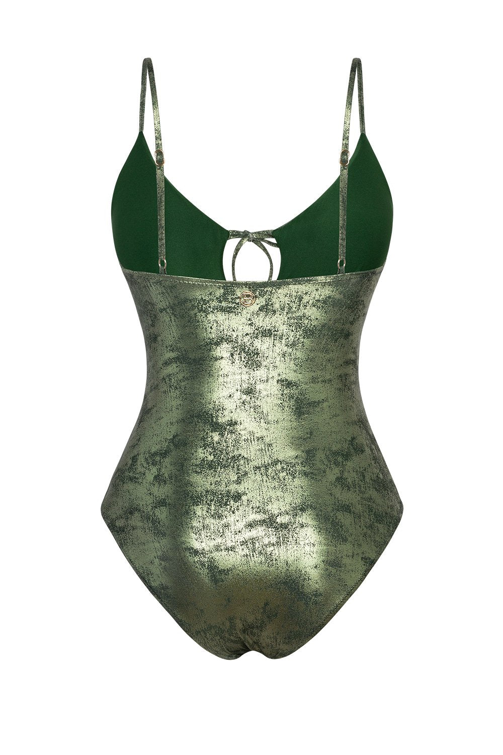 Bonesta-Badain Shiny Sonic Green Bağcıklı V Yaka Mayo-Bikini & Mayo-6-roqelvaxirum.shop